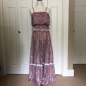 Candi Jones California vintage prairie maxi dress